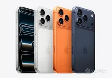 IPHONE 17 PRO MAX TUTTE LE COLORAZIONI