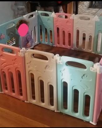 HOMCOM Recinto Bambini +6 Mesi. Struttura a Inc.
