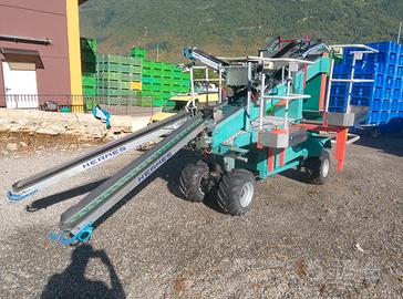 Carro raccoglifrutta con nastri