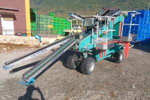 Carro raccoglifrutta con nastri