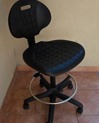 Sgabello sedia poliuretano regolabile in altezza