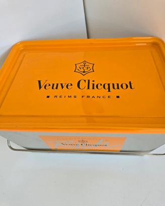 secchiello ghiaccio Veuve Clicquot metallo 