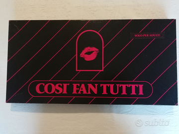 Così fan tutti gioco società vintage
