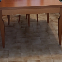 Tavolo allungabile con 6 sedie