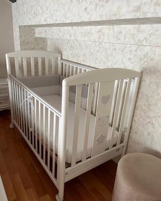 lettino più materasso 