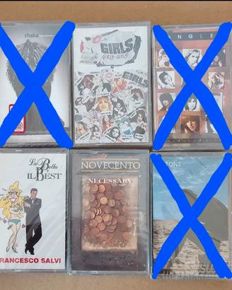 MUSICASSETTE VARIE SIGILLATE 