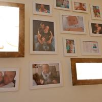 lampadario applique a muro a forma di quadro