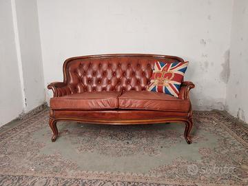 divano Chester Chesterfield cuoio inglese uk