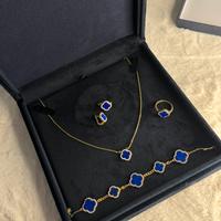 Set Gioielli Argento 925 Placcato Oro 21K – Nuovo