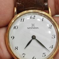 Orologio Mondia anni '60/70 in oro giallo 18Kt.