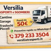 Sgomberi cantine garage Versilia trasporti