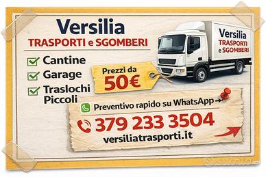 Sgomberi cantine garage Versilia trasporti