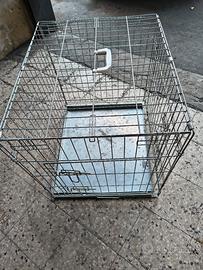 animali gabbia metallica pieghevole 