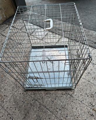 animali gabbia metallica pieghevole 