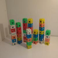 Cubetti Colorati Vintage Anni ’80 Gioco educativo