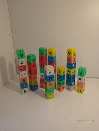 Cubetti Colorati Vintage Anni ’80 Gioco educativo