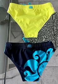 Coppia di costumi bambino tg 8 anni Sundek