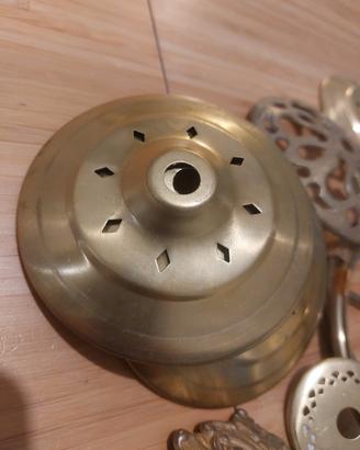 Stock componenti in ottone per lampade Tiffany 