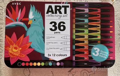 Box cartoleria assortita per attività creative