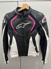 Giacca pelle alpinestars donna xs s 44