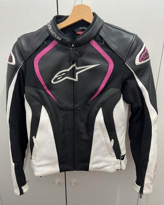 Giacca pelle alpinestars donna xs s 44