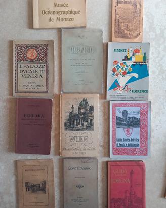 Lotto 11 Guide Città  Libri Antichi Vintage Storia