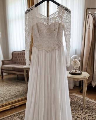 Splendido Abito da Sposa  in Pizzo 