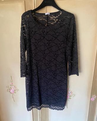 Tubino nero pizzo