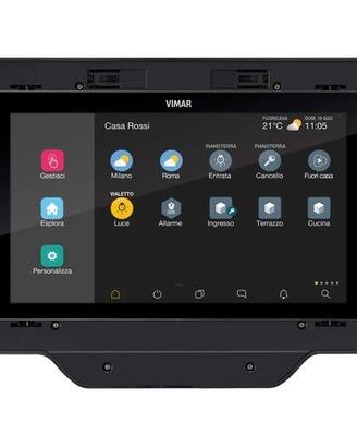 Touch screen domotico IP 10in PoE nero