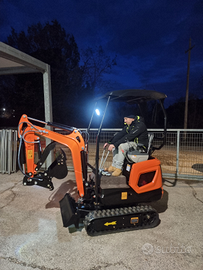 Mini Scavatore 12 qli full optional