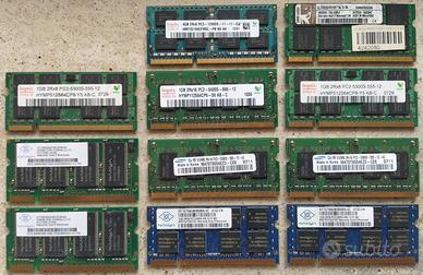11 memorie RAM per notebook, laptop