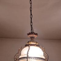 lampadario ottone