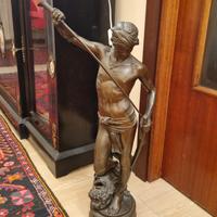Scultura in Bronzo "Davide con la testa di Golia"