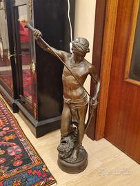 Scultura in Bronzo "Davide con la testa di Golia"