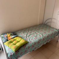 3 letti singoli in ferro bianco