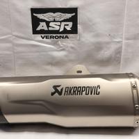 terminale scarico omologato in titanio akrapovic b