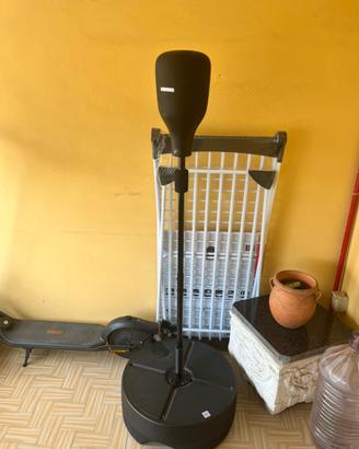 DOMYOS Punching ball con base zavorrabile nero