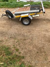 Carrello moto 3 posti