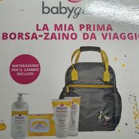 Borsa zaino viaggio fasciatoio cambio pannolino