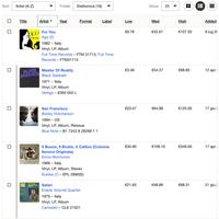 Dischi prime stampe vinili