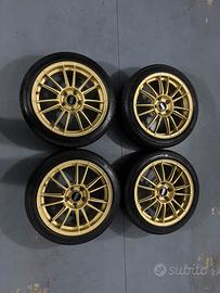 Cerchi Fondmetal 17” 5x112 + gomme bridgestone