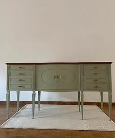 Credenza bassa,madia verde salvia