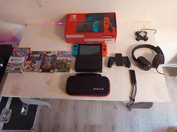 🎮 Nintendo Switch Completa + 4 Giochi + 128GB + A
