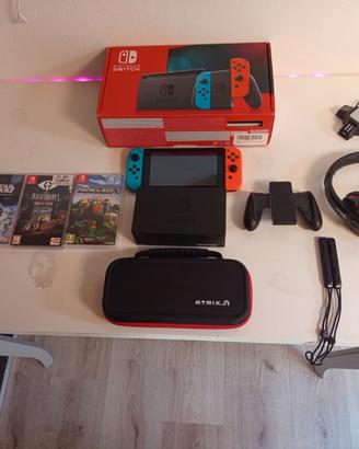 🎮 Nintendo Switch Completa + 4 Giochi + 128GB + A