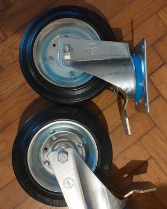 Ruote per carrelli.