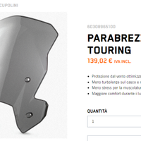 PARABREZZA TOURING KTM 1050-1090-1190