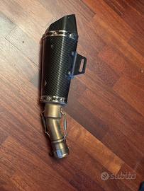 Marmitta sportiva in carbinio Gladius 650