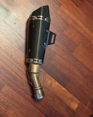 Marmitta sportiva in carbinio Gladius 650