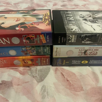 Set di 5 cartoni animati e film d'animazione in VH