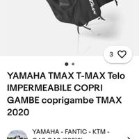 ACCESSORIO MOTO TELO COPRI GAMBE YAMAHA T-MAX 2008
